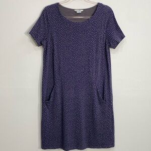 Boden Short Sleeve Cotton Dress Women's 8